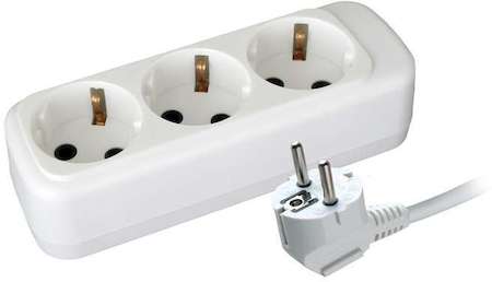 Удлинитель 3х5м с заземл. 10А IP20 SR 3х5-Z УХз10-103 ПВС ШВВП Volsten 12425