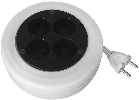 Удлинитель 4х3м с заземл. 10А IP20 SR 4х3-R УХ10-104 ПВС Volsten 12430