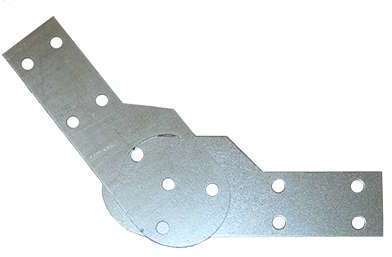 Соединитель шарнирный ST/LT H=80мм 1.5мм нерж. (без метизов) ASD-electric CPS.0815.INOX