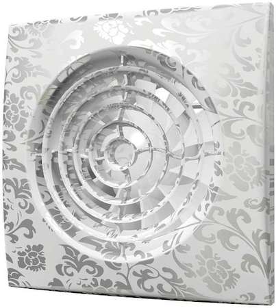 Вентилятор вытяжной осевой 100мм бел. дизайн DiCiTi AURA 4C white design