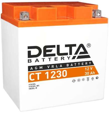 Аккумулятор 12В 30А.ч. Delta CT 1230