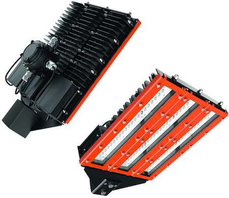 Светильник взрывозащищенный LAD LED R320-3-10G-230AC-50K Ex 165Вт 5000К IP66 230В КСС типа "К" консольное крепление LADesign LADLED310G230AC50KEx
