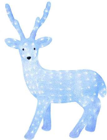 Гирлянда светодиодная "Олень-1" ULD-M6393-200/STA WHITE IP20 DEER-1 200LED 63х36х93см IP20 бел. Uniel 11036