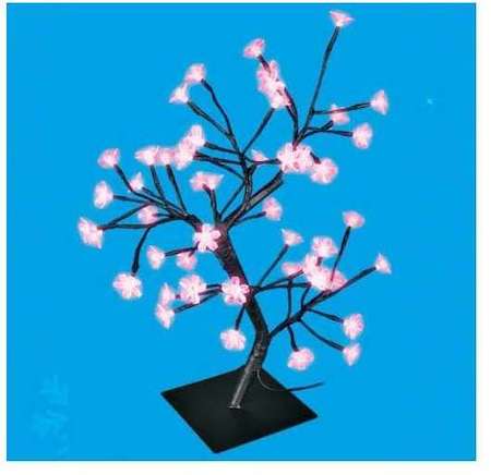 Uniel Гирлянда светодиодная "Сакура" ULD-T3545-048/SBA PINK IP20 SAKURA 48led 45см роз. свет UNIEL UL-00001401