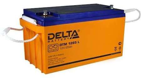 Аккумулятор 12В 65А.ч. Delta DTM 1265 L