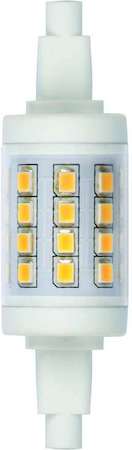 Лампа светодиодная LED-J78-6W/WW/R7s/CL PLZ06WH прозр. теплый бел. свет картон ТМ Uniel UL-00001554