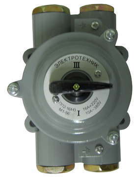 Переключатель пакетный ПП2-16 IP56 (силумин) Электротехник ET004092