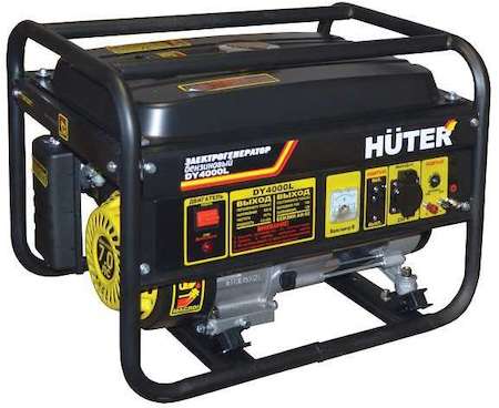 Бензогенератор DY4000L 1ф 3000Вт ручной стартер HUTER 64/1/21