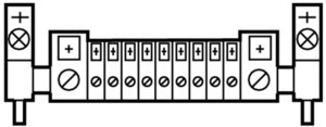 Блок N клеммный N23RS27 EATON 058243