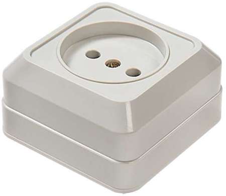 Розетка 1-м BOLLETO накл. 7022 бел. ASD / IN HOME 4680005959785