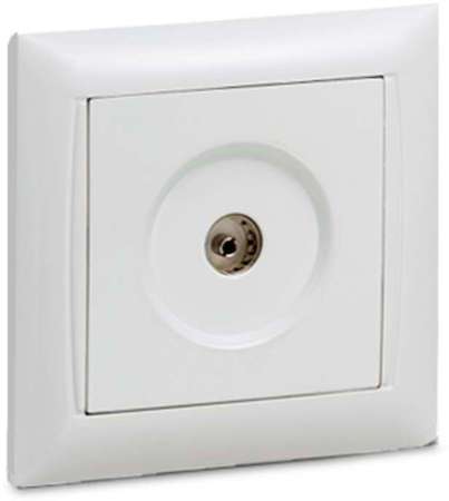 Розетка ТВ VALENZO 6027 бел. ASD / IN HOME 4690612006413