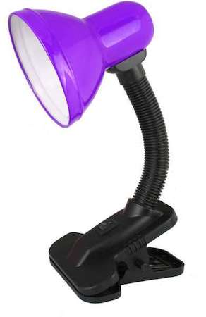 Светильник UF-301P С12 настол. 230В 60Вт фиол. Ultraflash 12900