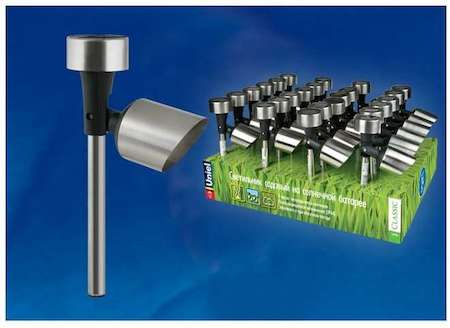 Светильник USL-C-690/MT375 SPOT SET24 на солнечной батарее бел. свет 1хААA Ni-Cd аккумулятор в/к IP44 (уп.24шт) Uniel UL-00001686