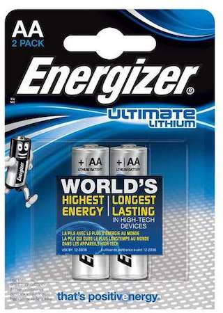 Элемент питания литиевый FR6-2BL L91 LITHIUM (2/24/13200) (блист.2шт) Energizer C0003819