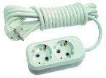 Удлинитель 2х5м с заземл. 16А IP20 Makel MGP114