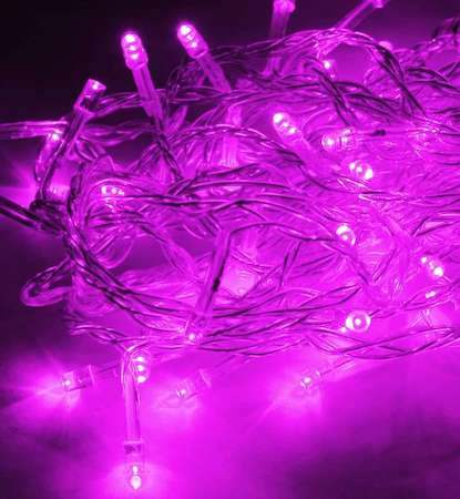 КОСМОС Гирлянда светодиодная 50LED шнур 6.5м 8 режимов мигания Космос KOC_GIR50LED_V