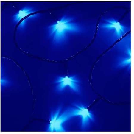 Neon-Night Гирлянда "ТВИНКЛ ЛАЙТ LED" (с контроллером 8 режимов) 15м 120LED 10Вт 220В IP20 син. провод темн.-зел. ПВХ NEON-NIGHT 303-053