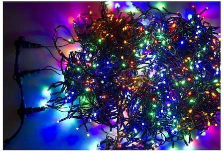 Neon-Night Гирлянда "КЛИП ЛАЙТ" 3 нити х10м 198LED 12Вт 24В IP54 (с трансф.) мульти. NEON-NIGHT 323-319
