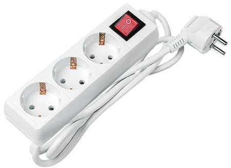 Jazzway Удлинитель EX-03GS-150 3х1.5м 16А/3.5кВт с выкл. з/к ПВС 3х1 JAZZway 4895205000117