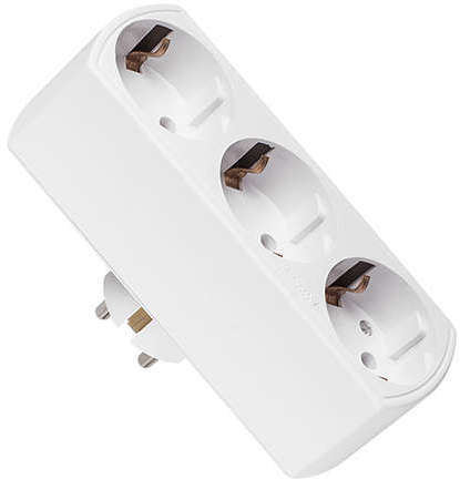 Jazzway Разветвитель AD-3G-T 16А/3.5кВт з/к JAZZway 4895205004665