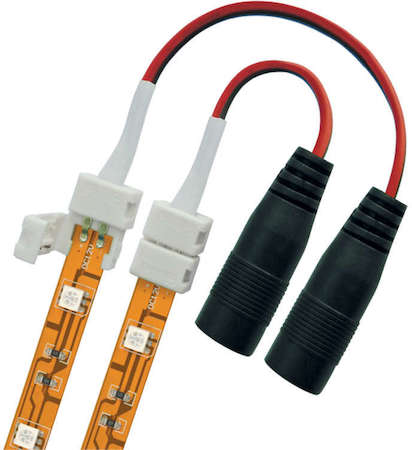 Коннектор (провод) UCX-SJ2/B20-NNN WHITE 020 POLYBAG для соединения светодиодных лент 5050 с адаптером (стандартный разъем) 2 контакта IP20 бел. (уп.20шт) Uniel 06615