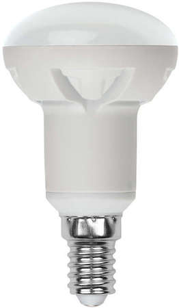 Лампа светодиодная LED-R50-6W/NW/E14/FR/DIM PLP01WH форма "рефлектор" мат. Palazzo бел. диммир. упак. картон Uniel UL-00000934