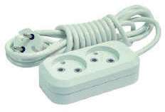 Удлинитель 2х2м без заземл. 10А IP20 Makel MGP102