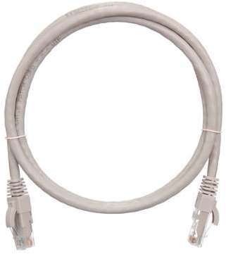 Патч-корд U/UTP 4 пары кат.6 (класс E) 250МГц 2хRJ45/8P8C BC (чистая медь) 24AWG (7х0.205мм) LSZH нг(А)-HFLTx сер. 15м NIKOMAX NMC-PC4UE55B-150-C-GY