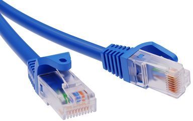 ДКС RN5EUU4530BL Патч-корд неэкранированный CAT5E U/UTP 4х2, LSZH, синий, 3.0м