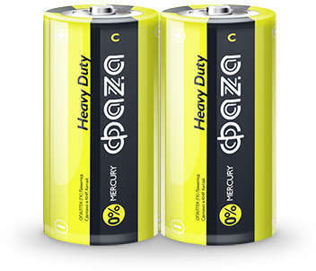 ФАZA Элемент питания солевой R14 Heavy Duty Shrink-2 (уп.2шт) ФАZА 4895205002234