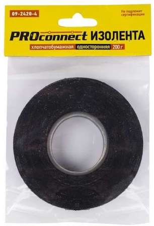 PROCONNECT Изолента х/б 20мм 21.5м 200г Proconnect 09-2420-4