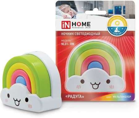 Ночник светодиодный NL01-RM Радуга 230В IN HOME 4690612015095
