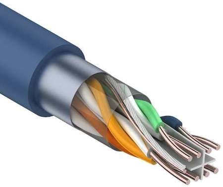 Кабель FTP 4х2х23AWG кат.6 омедн. алюм. (уп.305м) PROCONNECT 01-0147-3
