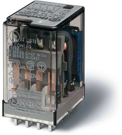 Finder Реле миниатюрное общего назначения PCB 4CO 7А AgNi FINDER 551490240000