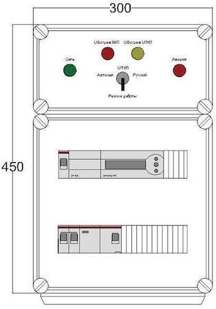 Щит управления электрообогревом HS 1х1700 D850 (с терморег.) ПСО DEVIbox DBS001