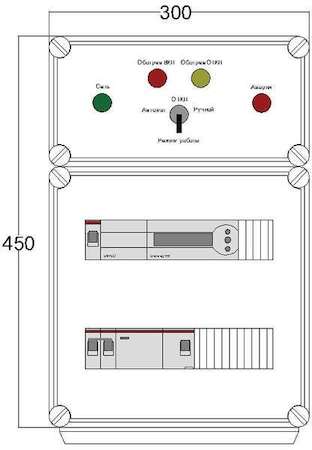 Щит управления электрообогревом HS 1х2800 D850 (с терморег.) ПСО DEVIbox DBS013