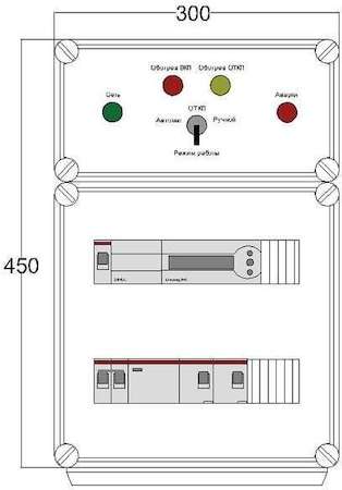 Щит управления электрообогревом HS 2х4400 D850 (с терморег.) ПСО DEVIbox DBS026