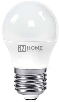 Лампа светодиодная LED-ШАР-VC 6Вт 230В E27 3000К 480Лм IN HOME 4690612020525