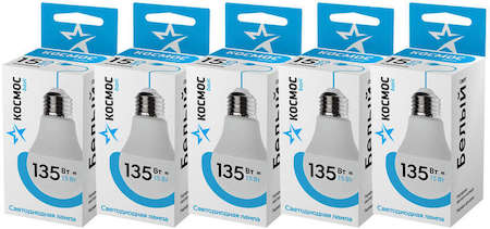 Лампа светодиодная BASIC A60 15Вт 4500К E27 220В КОСМОС LkecLED15wA60E2745_5