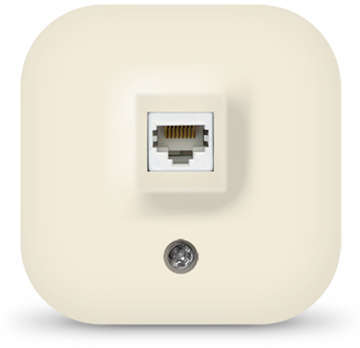 Розетка комп. ОП IP20 сл. кость IONICH 1432