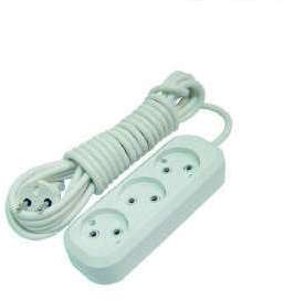 Удлинитель 3х5м без заземл. 10А IP20 Makel MGP124