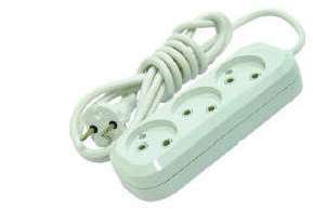 Удлинитель 3х2м без заземл. 10А IP20 Makel MGP122