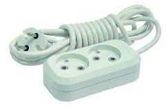 Удлинитель 2х3м без заземл. 10А IP20 Makel MGP103