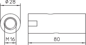 OBO Bettermann Наконечник изол. токоотвода isCon IN connect OBO 5408024