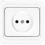 Фото Розетка 1-м СП Валери 16А IP20 бел. Universal В0022