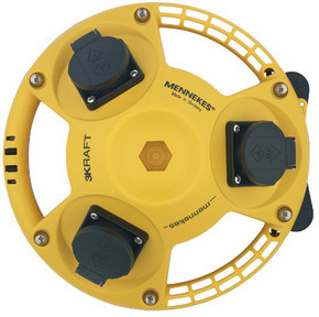 MENNEKES Комбинация розеток 3KRAFT IP44 3хSCHUKO 2P+E 16А IP44 230В жел. Mennekes 94351GE