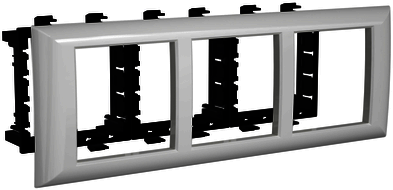 Фото ДКС 4400916 Рамка-суппорт Avanti для In-liner Front, белый, 6 модулей