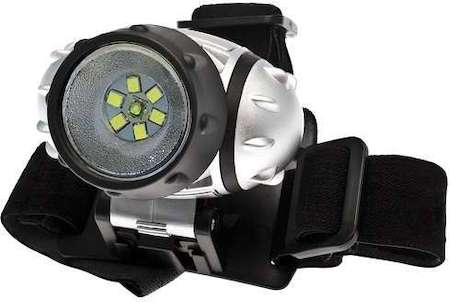 КОСМОС Фонарь H19LED 1W ХРЕ LED + 6 SMD LED 3хAAA (R03) налобный Космос KOC-H19-LED