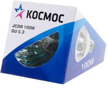 КОСМОС Лампа галогенная JCDR 100Вт GU5.3 220В Космос LKsmJCDR220V100W