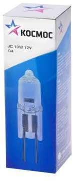 КОСМОС Лампа галогенная JC 10Вт G4 12В Космос LKsmJC12V10W